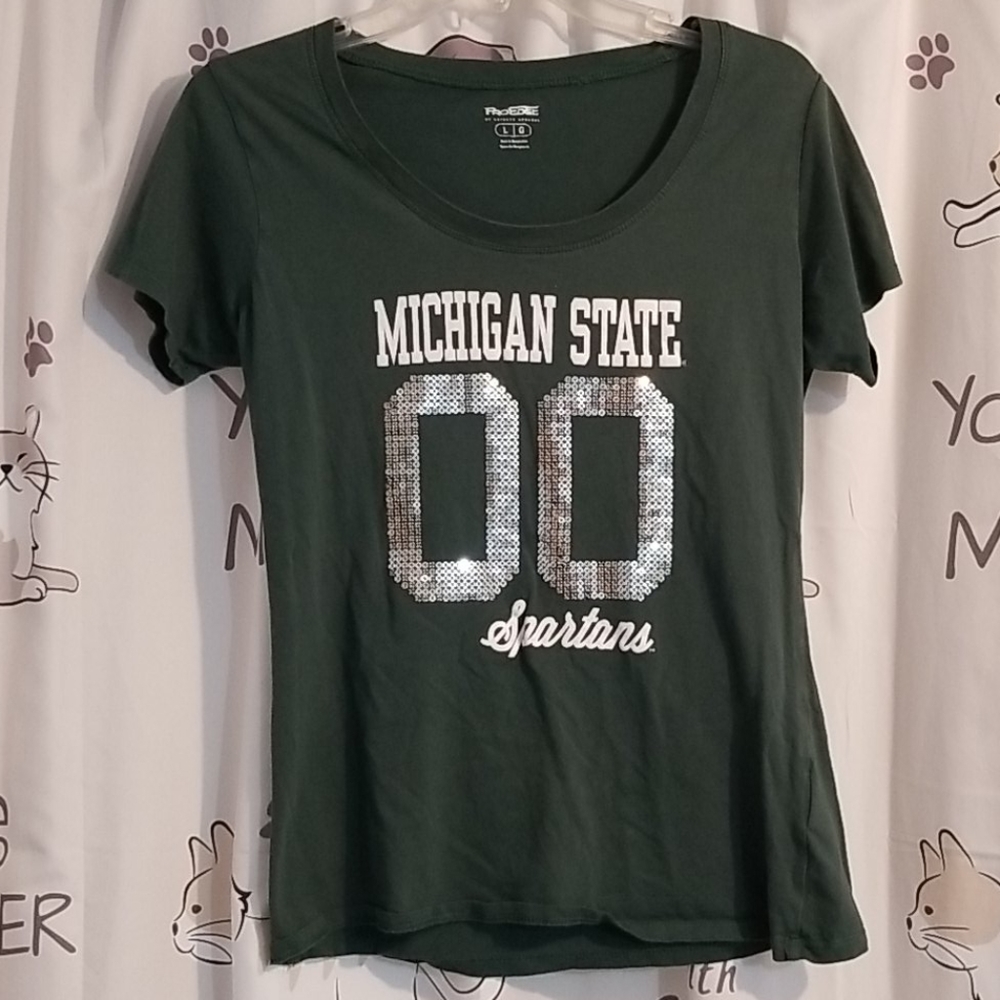 Michigan state tee- jr. Large